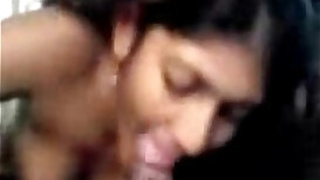 Tamil girl eagerly blowjobs gets analled