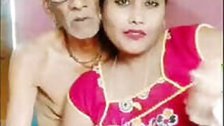 Desi Bhabhi Tiktok Fun With Oldman