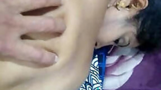 Sexy horny woman videotaping by her husband