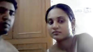 Indian bhabhi on cam with naked husband