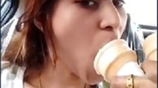 Desi indian girl sucking fucking