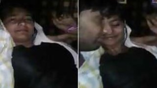 Cameraman went hard filming himself kissing Desi drunk XXX whore