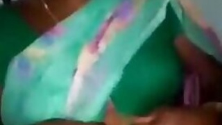 Desi aunty sucking young guy