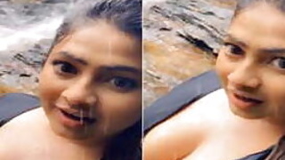 Small rain motivates attractive indian girl to record quick XXX clip