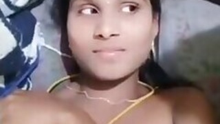 Tamil Wife with Big Tits Sucking
