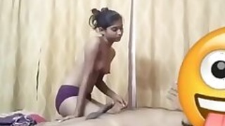 Pretty Indian Girl Desi Gives a Blowjob and Fucks