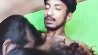 Two Indian hillbilly sluts love serving their big cock XXX