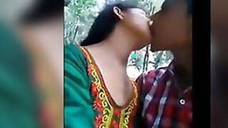 Indian adult teen porn music video of college couple having fun in the park