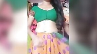 Tamil angel in MMS outfit clip