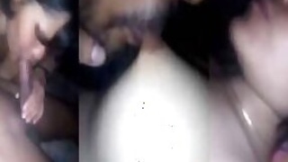 Desi Indian girl's first night making a porn movie with her XXX lover
