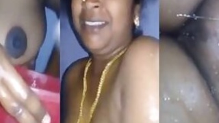 Lush-breasted lady in a nude bath Bengali nude MMC film