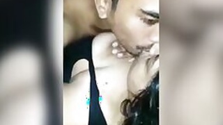 Horny stud sucking and squeezing XXX melons
