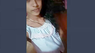 Hot Indian Desi Girl Taping Her Selfies