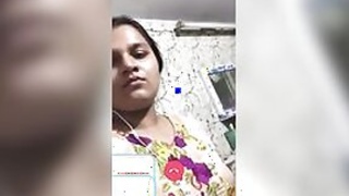 Wife in Telugu shows fur pie on live episode call