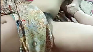 An Indian employer enjoys his maid