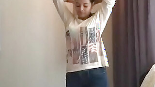 Desi Indian girl shows Desi