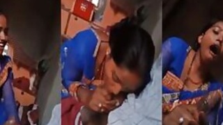 Dehati Bhabhi oral stimulation sex video