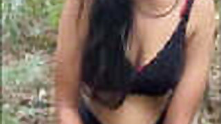 Desi Role Playing Couple Debut Video From Forest