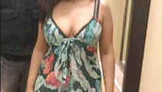 Sexy girl with her boobs