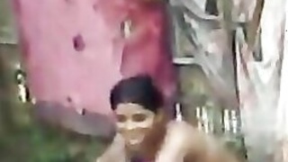 Desi sex movie South Indian bhabha with devar during bath time!