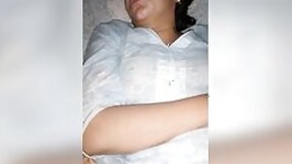 Desi's mature pussy exposed by her husband's brother MMS