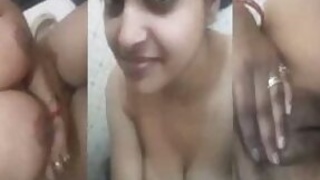 Sexy Bhabhi shows off her assets on camera