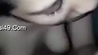 Hindi girl sucks chocolate on her dick