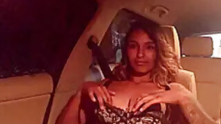 Real Public Sex Beautiful Desi Indian Sucks Cock at the Car Wash