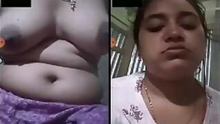 Horny Desi Girl Shows Tits and Jerks off on Video Call Part 3