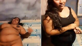 Desi Girl gets naked for money and the guy records her naked video