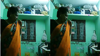 Desi Auntie Change Change On Hidden Camera