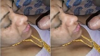 Desi Bhabhi Sucking Husband's Dick