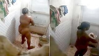 Bachbhi's bathing video recorded by a hidden camera