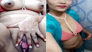 Sexy Bhabhi Shows Her Boobs And Pussy Part 1