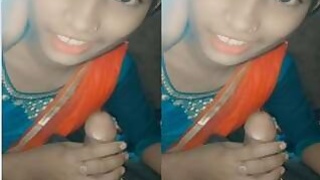 Cute Desi Village Shy Girl Gives Blowjob