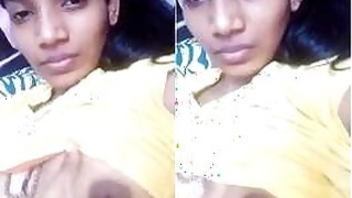 Cute Desi Girl Takes Finger Selfies Part 3