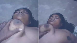 Desi Bhabhi pushes her tits and gets fucked Part 1